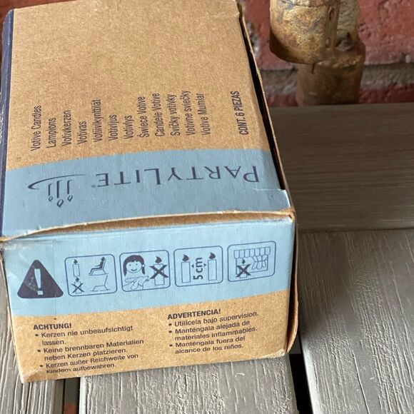 PARTYLITE Vanilla Citron 6 Pack Votives NIB Rare Retired - Picture 5 of 7